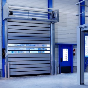 Nhanh chóng nhôm cách điện cửa nhà để xe kim loại tốc độ cao xoắn ốc con lăn màn trập cửa cán cửa - Product Image 6