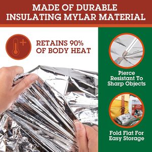 Bạc Thời Tiết Chịu Mài Mòn Không Thấm Nước <span class=keywords><strong>Windproof</strong></span> Cắm Trại Đi Bộ Đường Dài Poncho Tái Sử Dụng Khẩn Cấp Cho Sự Sống Còn Áo Mưa Trong Túi Bao Bì - Product Image 3