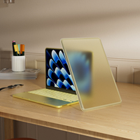 Étui pour ordinateur portable anti-rayures, antichoc, mat, TPU+PC, double matériau, protection, refroidissement pour MacBook Air Pro 13 14 16 pouces