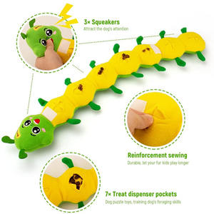 Vente en gros fournitures pour animaux de compagnie OEM/ODM Logo personnalisé grincement iintéressant mâcher renifler grincement jouets pour animaux de compagnie - Product Image 3