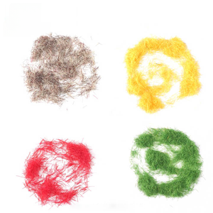 เส้นใยไฟเบอร์เคลือบไฟฟ้าสถิตไนลอน 66 100% ย้อมสีลาย ทนไฟ มีให้เลือกขนาด 5 มม. 7 มม. 10 มม. ความเงางามสูง สำหรับการปั่นด้าย - Product Image 1