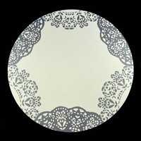 Sets de table ronds en plastique PP écologiques pour tables de cuisine, pour 4 personnes