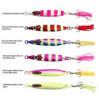 Leurre de pêche en mer pour maquereau à plastron de fer Dragon-Spine 100g Lumineux avec hameçons