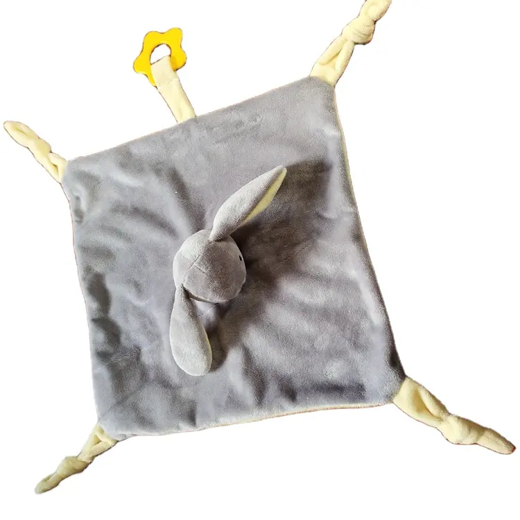 Grosir Plush Lovely Comforter Bayi Cuddle Cloth Toy Custom Comforter Anak untuk Tidur Buaian Kereta Dorong Gantung