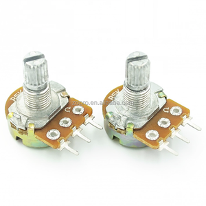 Potenziometro Singolo ZOPRO WH148 (Modello 0510258) con Manopola da 15mm B10K 5/10/20/50/100K <span class=keywords><strong>3</strong></span> Terminali per Dispositivi Elettronici - Product Image 1