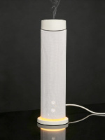 Diffuseur d'arômes vertical USB enveloppé de tissu avec fonction minuterie pour purifier l'air des toilettes et des halls d'hôtel 120ML