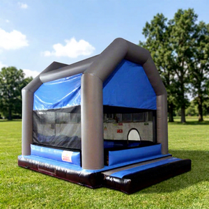 Château gonflable combiné WINSUN Premium Ocean Ball, trampoline rebondissant, matériau PVC, certifié CE, ignifuge, sans plomb, installation facile - Product Image 1