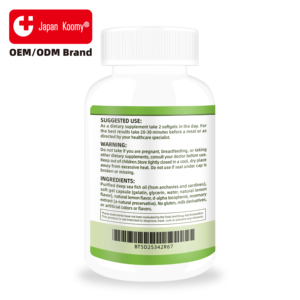 Compléments Alimentaires Huile de Poisson Oméga-3 120 Capsules Molles avec EPA DHA Améliore la Santé Cardiaque et Favorise la Fonction Cognitive Gélules Molles - Product Image 5