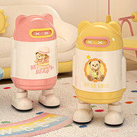 COIZY drôle dessin animé plastique poubelle mignon Animal poubelle pour enfants chambre cuisine décor à la maison créatif poubelle Design