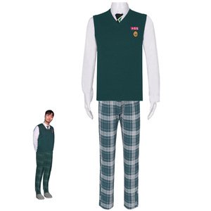 Conjunto de disfraz de cosplay de uniforme escolar All Of Us Are Dead para hombres y mujeres, ropa de escenario, tela de poliéster - Product Image 4