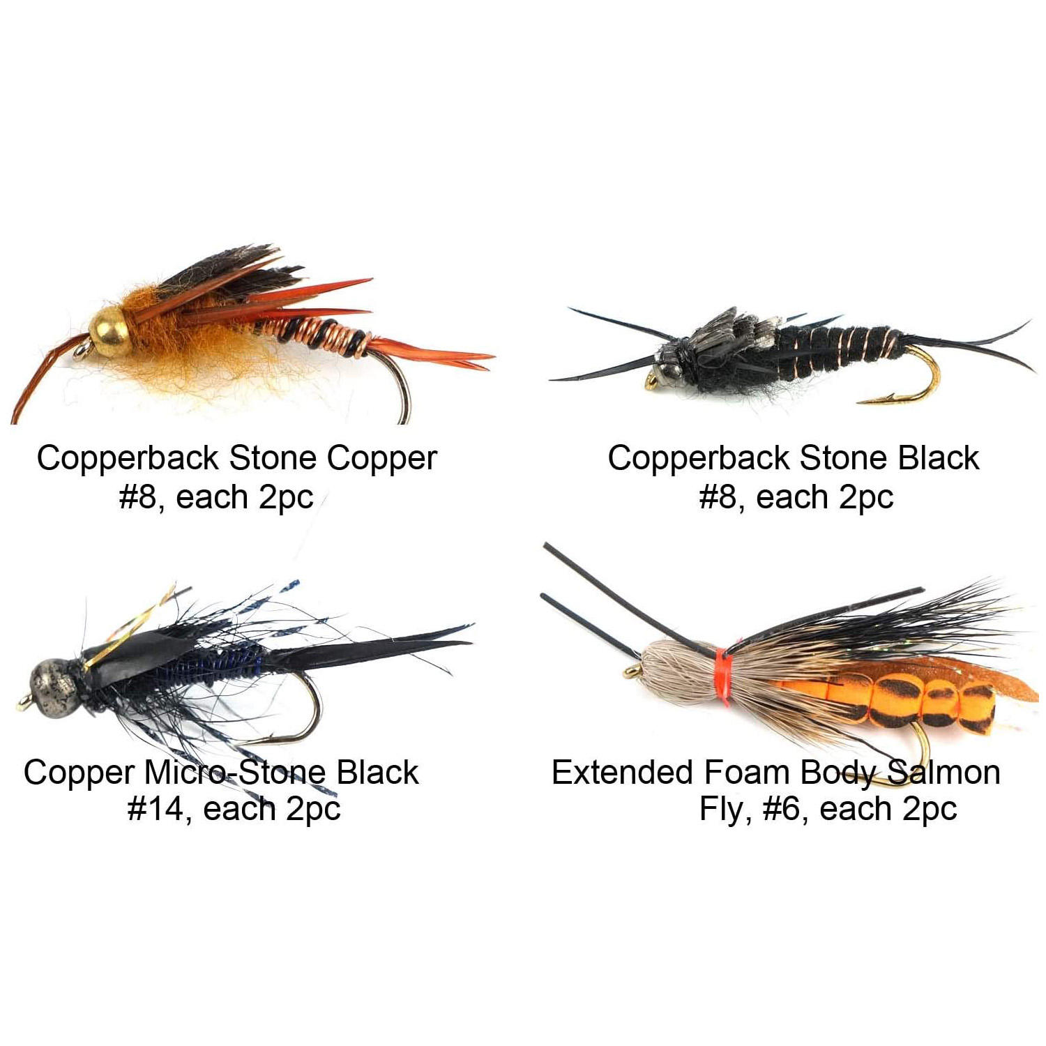 20pcs Pedra Fly Pesca Moscas Variedade Combo Truta Molhada Pesca Dry Ninfas  Flâmulas de água salgada Moscas (B01)| Alibaba.com, image size:1500x1500