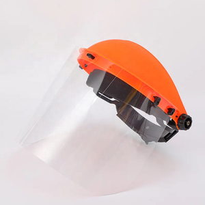 Protecteur facial de sécurité antichoc et anti-rayures (B1BL + FC48) Visière transparente en polycarbonate de qualité extrusion 1 ensemble + - Product Image 2