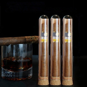 Tubos de Vidrio para Cigarros Tianjing con Tapones de Corcho Transparentes, Paquete de 10 para Almacenamiento y Exhibición - Product Image 4