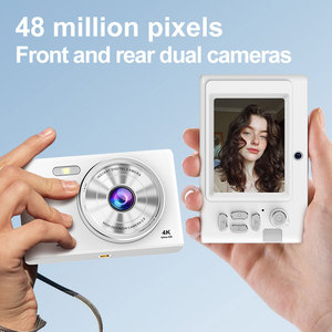 Fotocamera Digitale Compatta per Ragazzi e Ragazze, Alta Definizione 1080P Full HD, Anti-Shake, Rilevamento Volto CMOS, Schermo Piccolo 2-3'', Batteria al Litio - Product Image 4