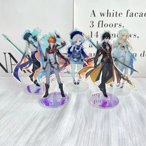 Double Sided Printing Acrylic Charm Holographic Acrylic <b>Keychain</b> <b>Anime</b> Charms Glitter Epoxy clear Epoxy Custom <b>Keychain</b> - Product Image 1