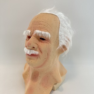<span class=keywords><strong>Masque</strong></span> en latex d'horreur tête <span class=keywords><strong>de</strong></span> vieil homme chauve, perruque <span class=keywords><strong>de</strong></span> grand-père faite à la main pour Halloween, directement <span class=keywords><strong>de</strong></span> l'usine - Product Image 4