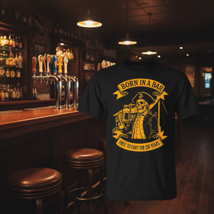 T-shirt Born In A Bar First To Fight For 250 Years - Product Image 3