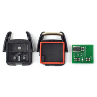 Llave de Coche con Control Remoto de 3 Botones y 433mhz, Entrada sin Llave, Repuesto para Automóvil, Programador de Llaves con Chip ID40