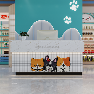Vente en gros d'usine supermarché <span class=keywords><strong>animalerie</strong></span> caisse présentoir professionnel d'usine pour vente au détail chat animal de compagnie conteneur comptoir - Product Image 4