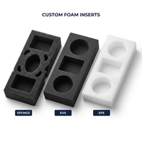 Insert en mousse perlée EPE pour l'emballage de jouets, découpe personnalisée, étanche, écologique, plateau de protection en mousse IXPE