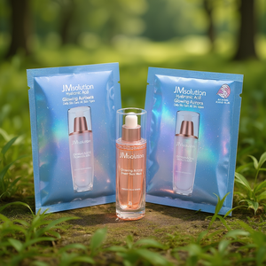 Masque en feuille JMsolution à l'acide hyaluronique, effet aurore éclatante, lot de 10 pièces, soin quotidien de la peau, tous types de peau - Product Image 3