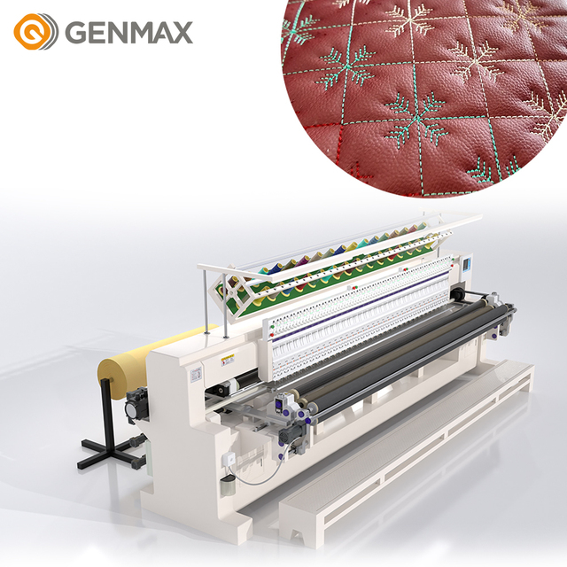 Computerized Automatic Quilting Embroidery Machine 34 Heads Full Servo DAHAO Controller Factory Direct Wholesale Price
