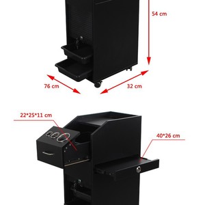 Dongpin Salon <b>Trolley</b> 48x40x86cm 6 Layers <b>Tool</b> Cart For Hair Salon Use - Product Image 4