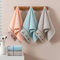 Serviettes en coton épaisses, très absorbantes, à motifs sportifs, pour la maison, idéales comme cadeaux