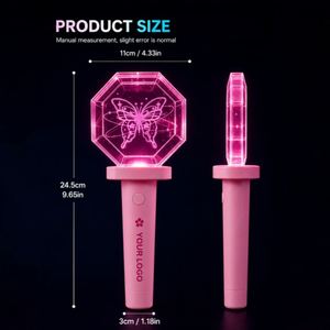 Ventilateur octogonal en plastique à télécommande avec lumière LED rechargeable, application de synchronisation d'éclairage pour concerts Kpop, DMX, accessoires de fête | - Product Image 4
