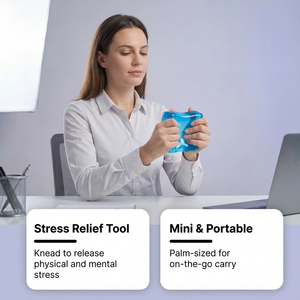 Mini jouet sensoriel anti-stress en forme de glaçon à presser, portable et de loisirs - Product Image 6
