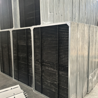 Nouveau système de ventilation mural à taille réglable pour poulailler et ferme avicole, avec filtre durable, persiennes et protection UV