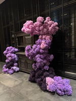 LUYI Gedroogde Bloemen Groothandel Zuiver Witte Hortensia Bruidsbloem Grote bos Ge conserveerde Hortensia voor Evenementendecoratie