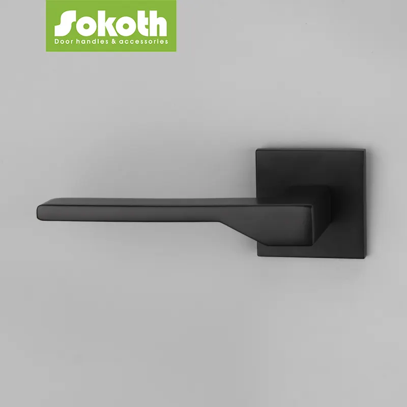 नॉर्डिक शैली इंटीरियर दरवाजा घुंडी मुख्य दरवाज़े के हैंडल लीवर आंतरिक सहायक के लिए संभाल