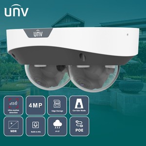 Cámara de red domo VFIR LightHunter de 2MP para exteriores, alarma de visión nocturna, POE, AI, IP67 - Product Image 3