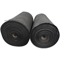 Rouleaux de mousse en caoutchouc EVA noir en gros d'usine 50M*1M – Matériau de protection et d'amortissement