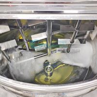Mélangeur Homogénéisateur Automatique 1000L pour la Fabrication de Mayonnaise, Ketchup, Shampoing, Savon Liquide, Lotion Corporelle et Crème