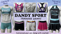 Tenue d'entraînement personnalisée pour pom-pom girls – Débardeur de sport unique et simple pour la pratique