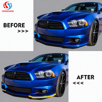 Aggressive Rot-Gelbe ABS Frontsplitter für Dodge Charger SRT 2011-2014 Performance Stoßstangenlippe Spoiler Flügel