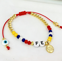 Bracelet artisanal en cuivre perlé pour femmes, bracelet en cordon coloré avec breloque carte du Venezuela, bijou ajustable, cadeau