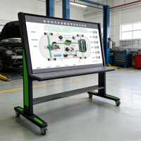 Equipo de Entrenamiento para Vehículos Eléctricos (VE) de Nueva Energía, Tablero de Demostración del Sistema de Gestión de Energía para Vehículos Eléctricos de CC 12V Metálico