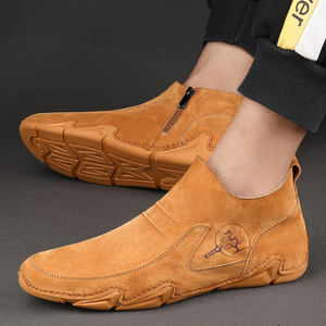 Scarpe da <span class=keywords><strong>uomo</strong></span> in pelle britanniche comode <span class=keywords><strong>mocassini</strong></span> fatti a mano scarpe da guida leggere da passeggio <span class=keywords><strong>mocassini</strong></span> Slip On scarpe Casual in pelle scamosciata - Product Image 5