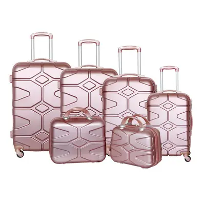 2021 Large Capacity 5pcs Luggage Set Travel Suitcase ABS Suit Case Carry On Luggage