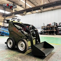 Direktlieferung aus China: Mini-Kompaktlader mit 8,5 kW RATO-Motor, Touchscreen-Display und Vollgummireifen für Gartenrenovierung