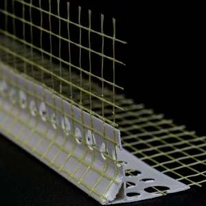 Protecteur d'angle extérieur blanc à angle droit Isolation anti-goutte en PVC pour gratter <span class=keywords><strong>le</strong></span> mastic 2.4m Protection écologique des murs extérieurs - Product Image 4