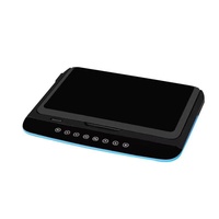 Moniteur de plafond de voiture Android 14 de 13,3 pouces de qualité supérieure, lecteur vidéo 4K, écran IPS, lecteur multimédia rabattable, prise en charge de l'entrée HDMI