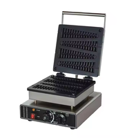 Nouveau modèle professionnel de machine à gaufres et à gâteaux en forme de sapin de Noël électrique, en acier inoxydable, portable, pour snacks