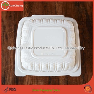 Scatola per snack da asporto monouso a tre scomparti da 8 pollici, ecologica ML-83, capacità 1-2L, confezione da 150 pezzi - Product Image 2