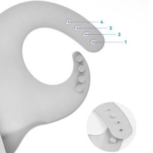 ชุดป้อนอาหารเด็กทำจากซิลิโคนอุปกรณ์ป้อนอาหารเด็ก LED รวมถึงแผ่นดูดแบบแบ่งส่วนช้อนชามแบบนุ่มส้อมปรับได้ - Product Image 1