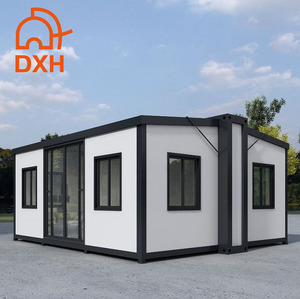 Casa Prefabricada de Lujo Blanca, Estilo <span class=keywords><strong>Villa</strong></span>, Moderna y Expandible, Tipo Contenedor, 3 en 1, de Fábrica China - Product Image 1