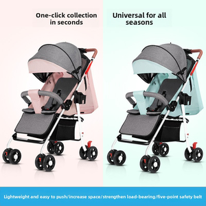 Cochecito de Bebé 3 en 1 Ligero para Niños Pequeños: Plegable, Asiento Reclinable, Cochecito de 4 Ruedas - Product Image 4